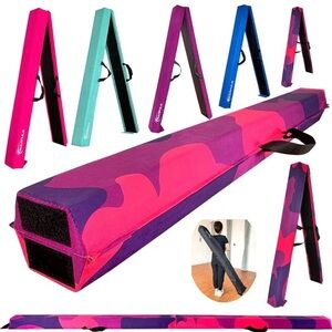 Gymnastics Balance Beam & Storage Carry Bag Foldable
